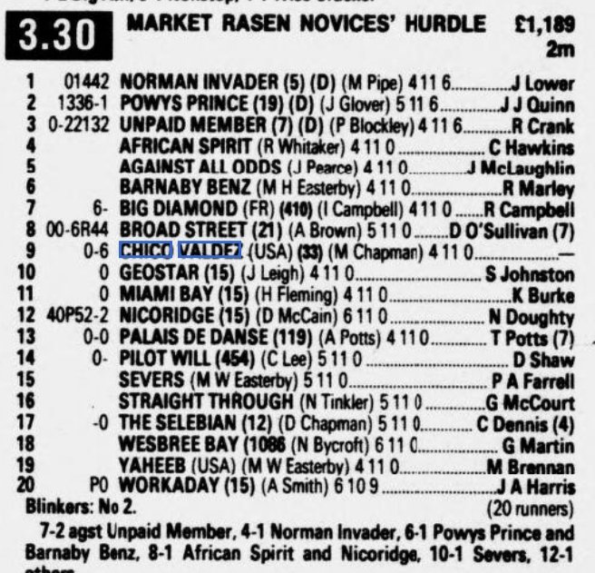 Market Rasen Novices Hurdle