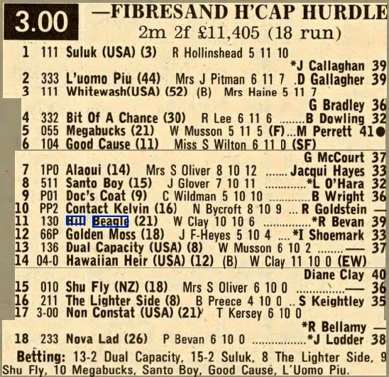 Fibresand Handicap Hurdle