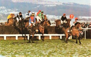 19/3/1987 I led up Charter Party in the Tote Cheltenham Gold Cup Chase