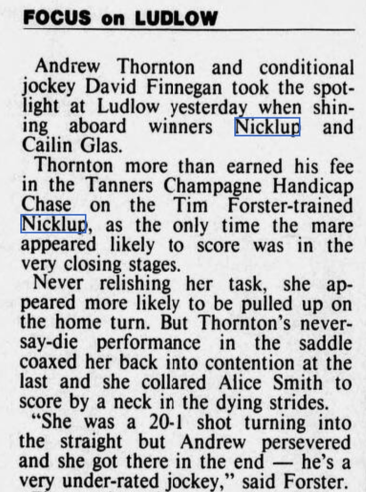 Tanners Champagne Handicap Chase